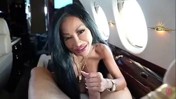 Asian Spinner Cj Miles Fucks Teddy On Private Jet To Bahamas