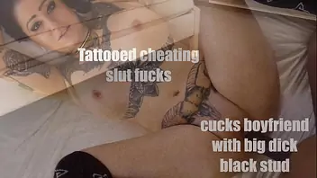Busty tattooed slut