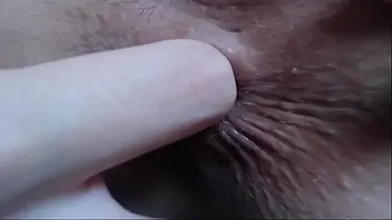 Chubby latina anal fingering