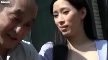 Japanese father watches daughter get fucked