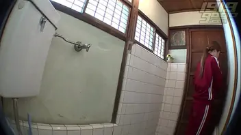 Mexican peeing toilet hidden cam
