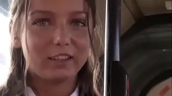 Public bus fuck for girl shemale