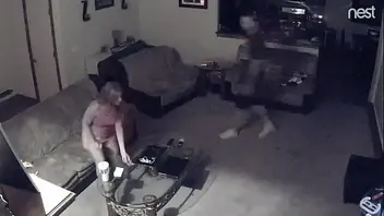 Wife caught cheating by hidden camera